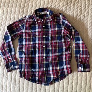 Janie and Jack Multicolor Plaid Shirt